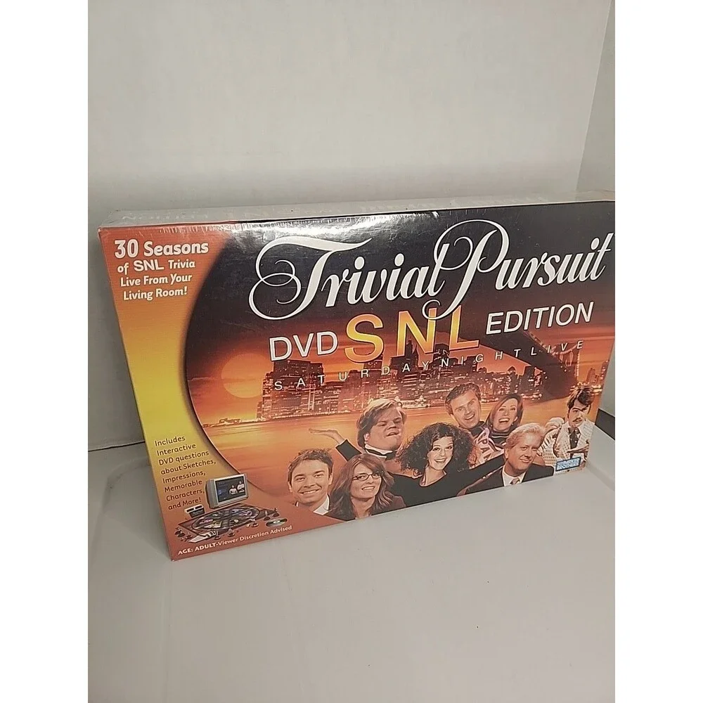 PARKER BROTHERS TRIVIAL PURSUIT DVD SNL EDITION SEALED GAME! Saturday Night Live